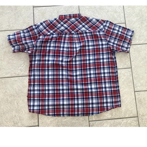 Vintage Y2K 90s Rocawear Plaid Shirt 4XL Big Short Sleeve Button Up Hip Hop - Picture 8 of 8